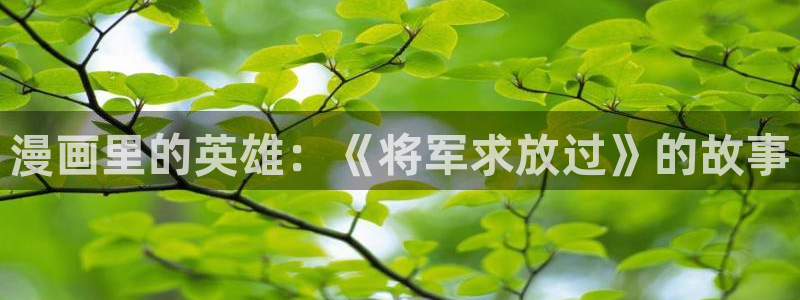 漫蛙漫画首页登录入口：漫画里的英雄：《将军求放过》的故事