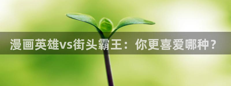 漫蛙官：漫画英雄vs街头霸王：你更喜爱哪种？
